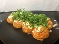 九条ねぎ塩　たこ焼き